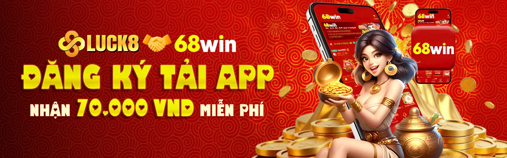 Hình giới thiệu ứng dụng, bảo mật và trách nhiệm tại 68Win